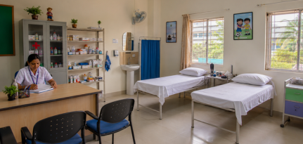 Student health and wellness room