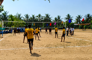JMJ School students participating in outdoor sports activities